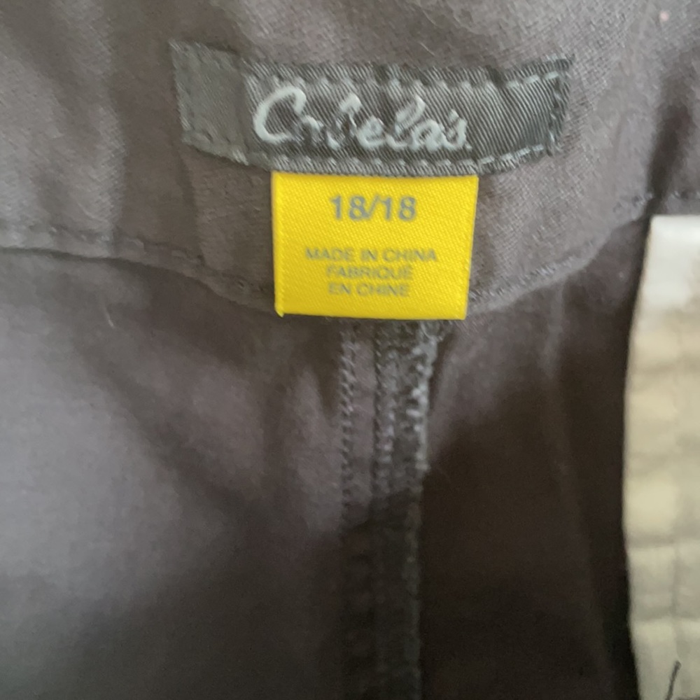 Cabela’s Gunpowder color Chino shorts SZ-18 NEW - Picture 3 of 8